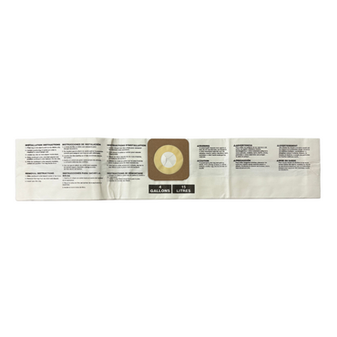 VacBagsUSA® 8 Pack Filter Bag for CMXZVBE43270 Craftsman 4 Gallon, DeWALT DXV04T