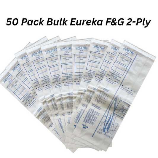 VacBagsUSA® Replacement Vacuum Cleaner Bags For Eureka® F&G 2-Ply - VacBagsUSA