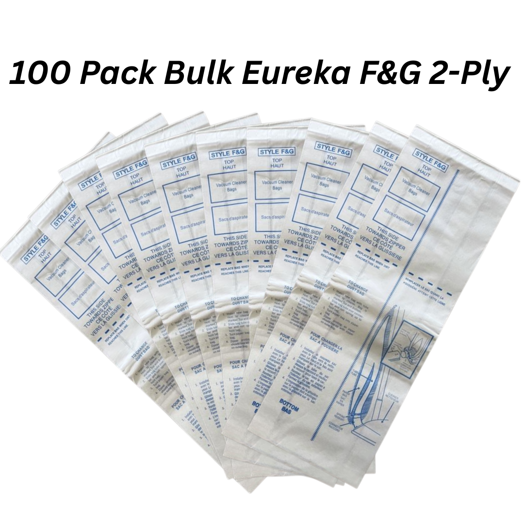 VacBagsUSA® Replacement Vacuum Cleaner Bags For Eureka® F&G 2-Ply - VacBagsUSA