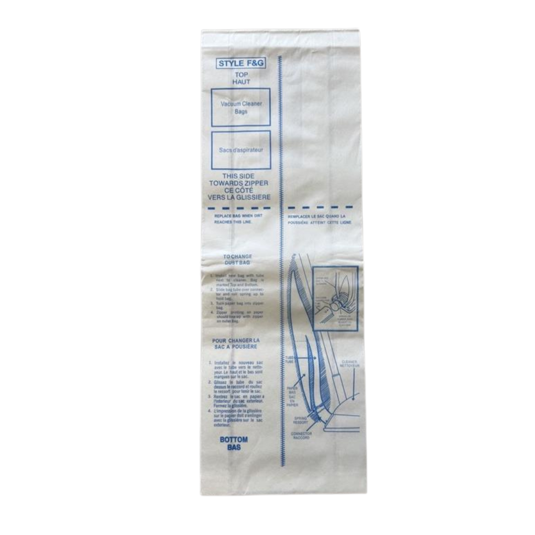 VacBagsUSA® Replacement Vacuum Cleaner Bags For Eureka® F&G 2-Ply - VacBagsUSA