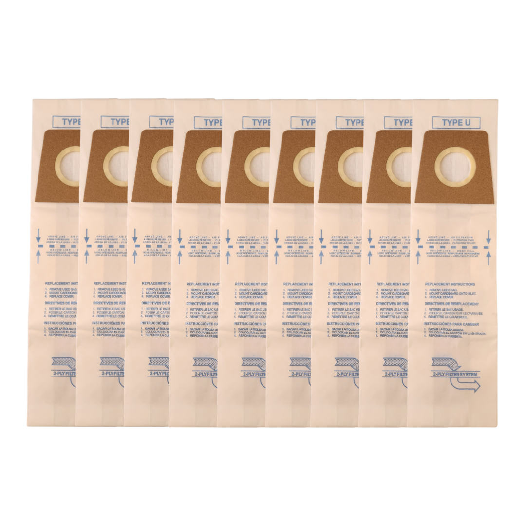VacBagsUSA® Replacement Micro Filtration Vacuum Bags For Dirt Devil Type U, Replaces #3920048001
