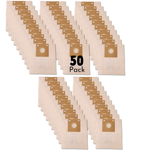 The Better Bundle 50-Pack Replacement Micro Filtration Vacuum Bags for Eureka Style V | Replaces #52358, Fits Power Team, Powerline Canisters - VacBagsUSA