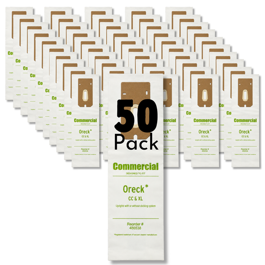 The Better Bundle 50-Pack Micro-Filtration Vacuum Cleaner Bags for Oreck XL/CC, Oreck Elevate Upright Vacuum Collection - VacBagsUSA