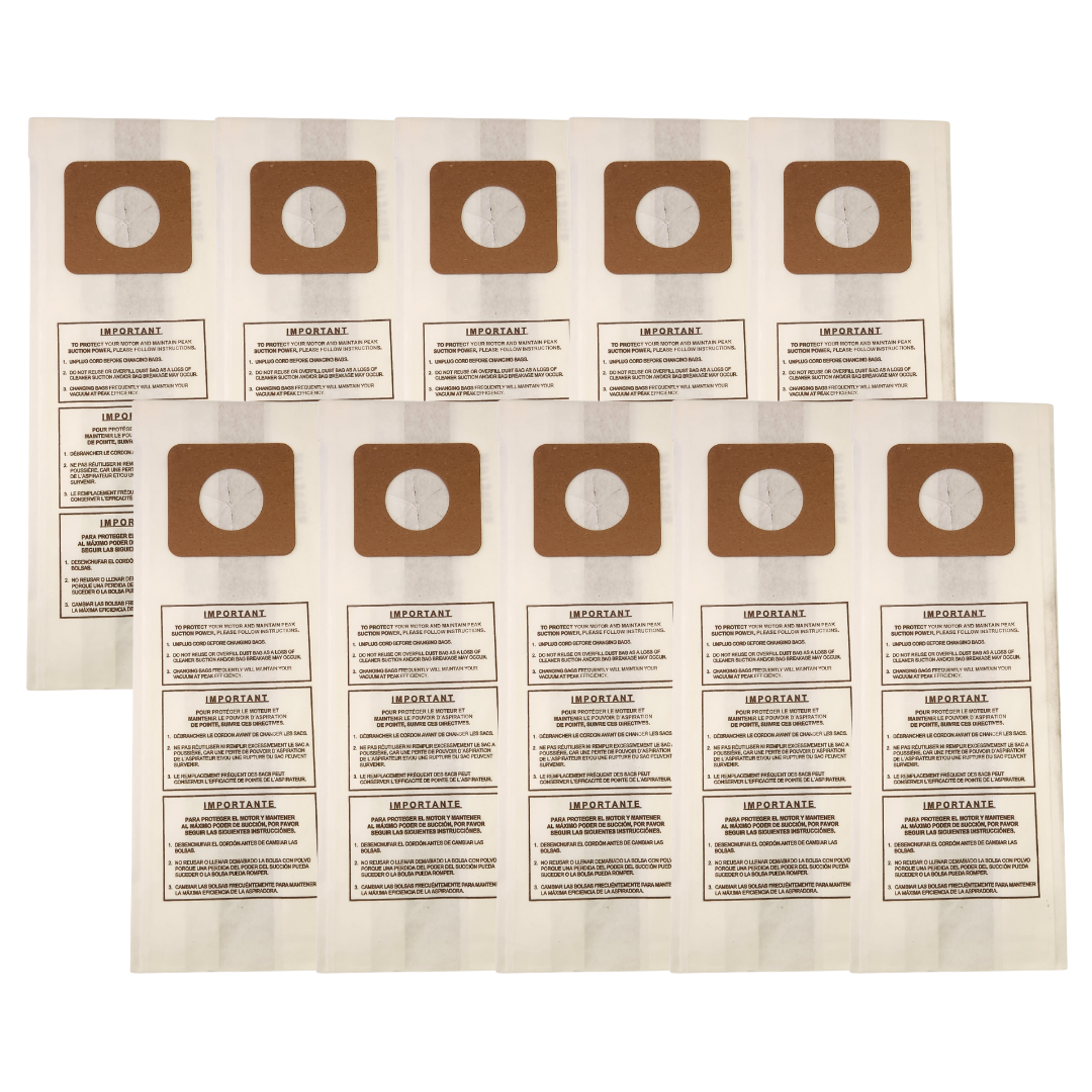 VacBagsUSA® Replacement Paper Vacuum Cleaner Bags For Panasonic* Style U/U3 - VacBagsUSA