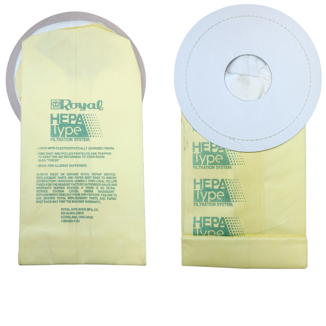 Genuine Royal® Style J HEPA Filtration Vacuum Cleaner Bags - 3 Pack - VacBagsUSA