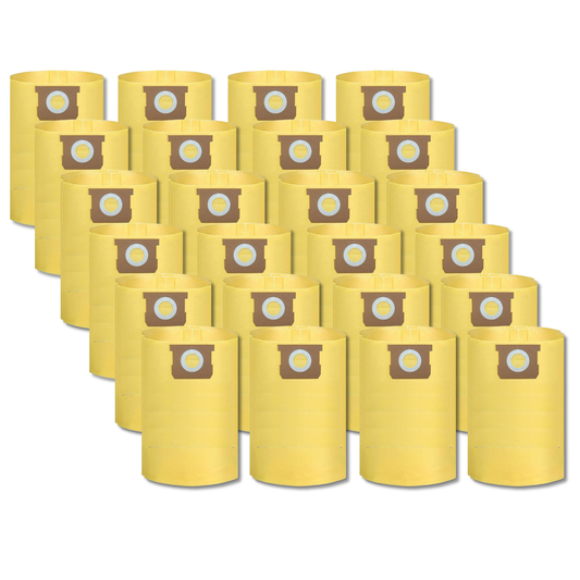 The Better Bundle 24-Pack High Efficiency Dust Filter Bag for Shop-Vac Type J 90673 fits 15-22 Gallon Models - VacBagsUSA