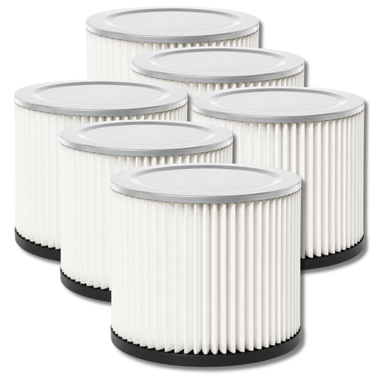 The Better Bundle 6-Pack VF2007 Cartridge Filter Compatible with Shop-Vac 90304 - VacBagsUSA