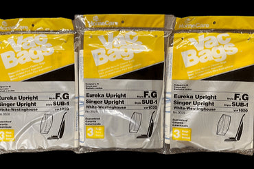 VacBagsUSA® Replacement Paper Vacuum Cleaner Bags For Eureka* Type F&G - VacBagsUSA