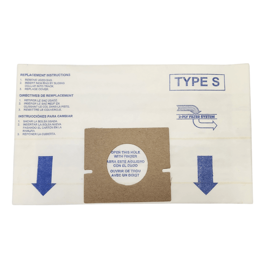 VacBagsUSA®2-Ply Replacement Vacuum Cleaner Bags for Hoover® Type S - VacBagsUSA