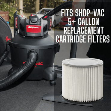 VacBagsUSA® Replacement Cartridge Filter for Shop-Vac® 5+ Gallon - VacBagsUSA
