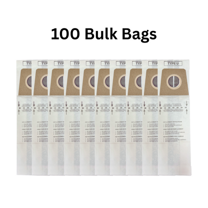 VacBagsUSA® Replacement Vacuum Bags For Dirt Devil Type U, Replaces #3920048001