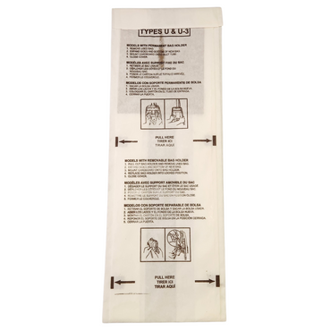 VacBagsUSA® Replacement Paper Vacuum Cleaner Bags For Panasonic* Style U/U3 - VacBagsUSA