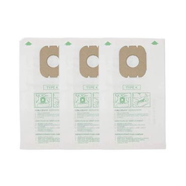 VacBagsUSA Replacement Hoover Type K Bags Replaces 4010028K Fits Spirit Canister