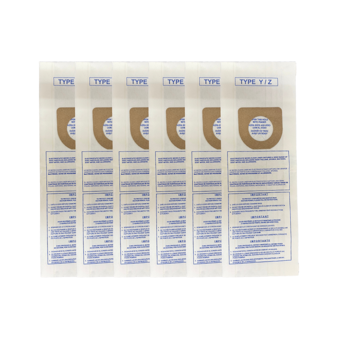 VacBagsUSA Replacement Micro Filtration Hoover Type Y Type Z Vacuum Bags - VacBagsUSA