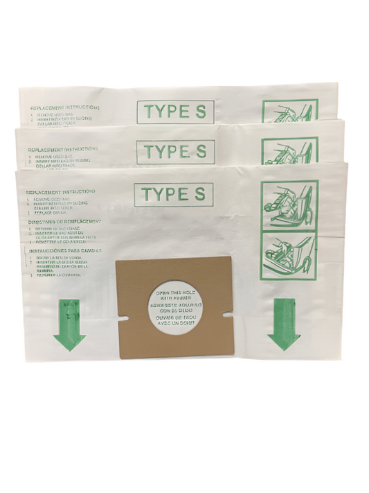 VacBagsUSA® Replacement Hoover Style S Vacuum Cleaner Bags fits Spectrum, Futra, Powermax - VacBagsUSA