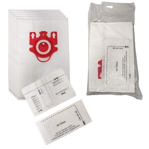 Miele* F/J/M 3D Replacement Vacuum Bags and Filter Kit (5 + 2)