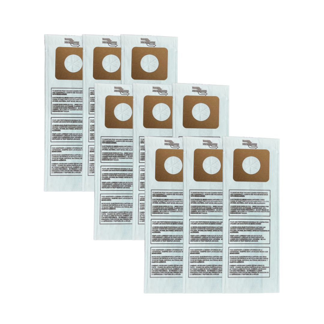 VacBagsUSA Replacement Micro Filtration Vacuum Bags for Panasonic Type U, U-3, U-6