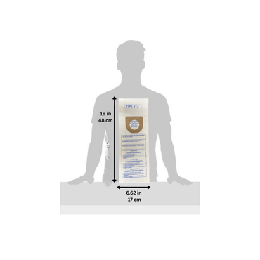 VacBagsUSA Replacement Micro Filtration Hoover Type Y Type Z Vacuum Bags - VacBagsUSA