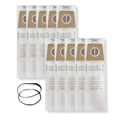 Bundle_Dirt Devil Featherlite, Platinum Force Upright 10 Bags & 2 Belts Kit