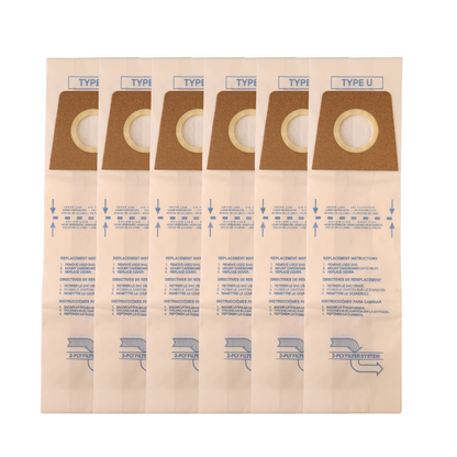 VacBagsUSA® Replacement Micro Filtration Vacuum Bags For Dirt Devil Type U, Replaces #3920048001