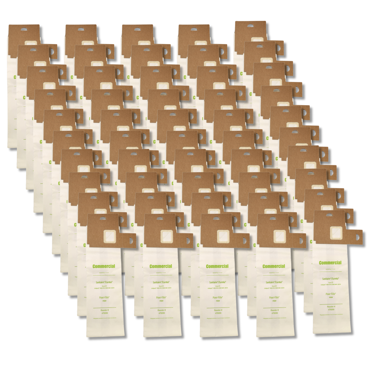 The Better Bundle 50-Pack Type LS Vacuum Bags Compatible with Eureka Sanitaire LS - VacBagsUSA