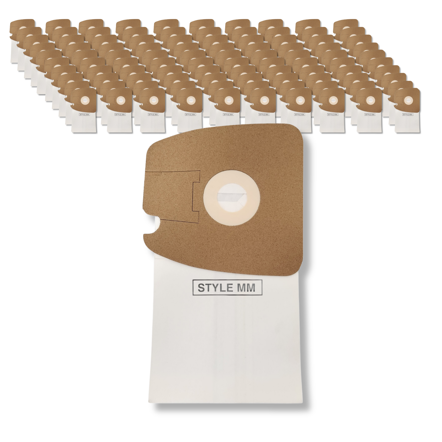 VacBagsUSA Eureka Style MM Micro Filtration Vacuum Bags for Mighty Mite Canisters