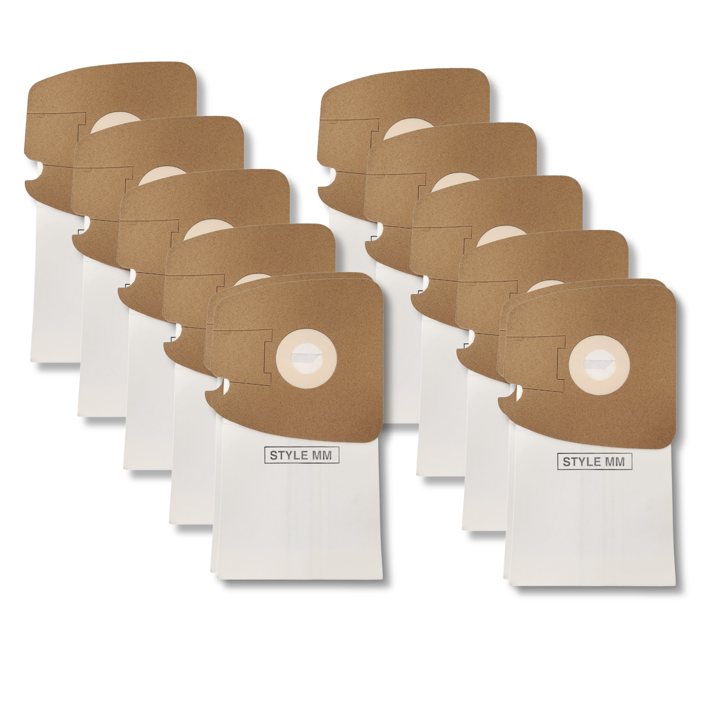 VacBagsUSA Eureka Style MM Micro Filtration Vacuum Bags for Mighty Mite Canisters
