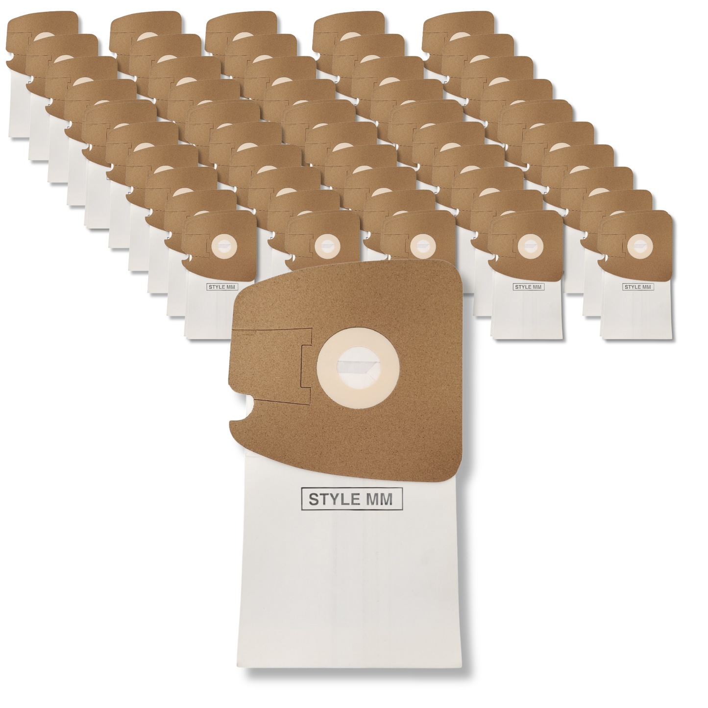 VacBagsUSA Eureka Style MM Micro Filtration Vacuum Bags for Mighty Mite Canisters