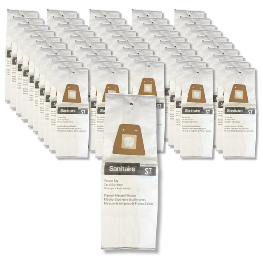 The Better Bundle 50-Pack HEPA Vacuum Bags Compatible with Eureka Sanitaire ST - VacBagsUSA