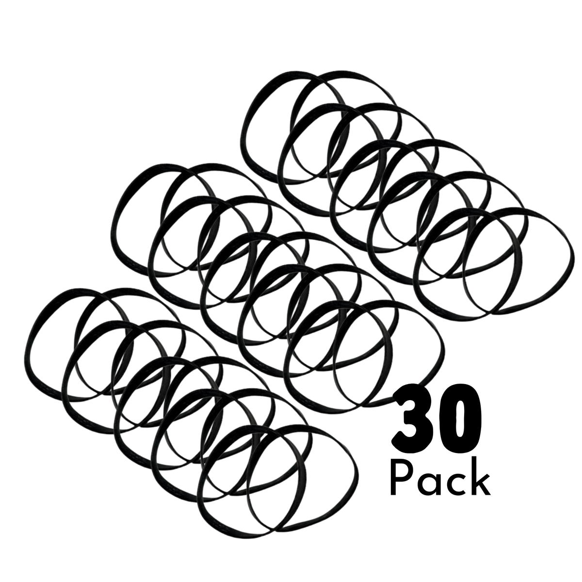 The Better Bundle 30-Pack Replacement Vacuum Cleaner Belts for Hoover 38528-033, 40201160 - VacBagsUSA