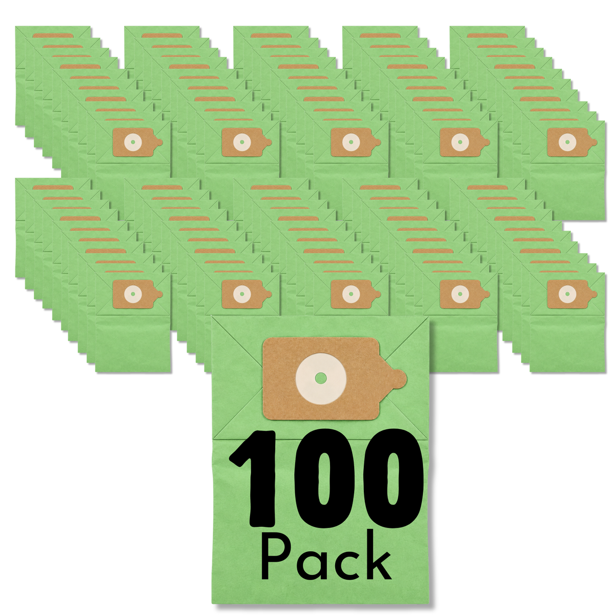 The Better Bundle 100-Pack Replacement Vacuum Cleaner Bags for NuMatic NVM-1C - 2-Ply - VacBagsUSA