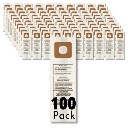 The Better Bundle 100-Pack Replacement Vacuum Bags for Panasonic Types U, U-3, U-6, Made In USA - VacBagsUSA