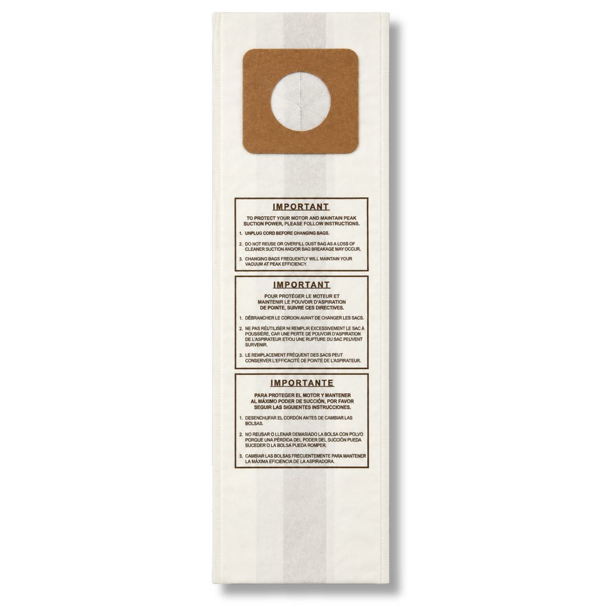VacBagsUSA Replacement Vacuum Bags for Panasonic Type U, U-3, U-6
