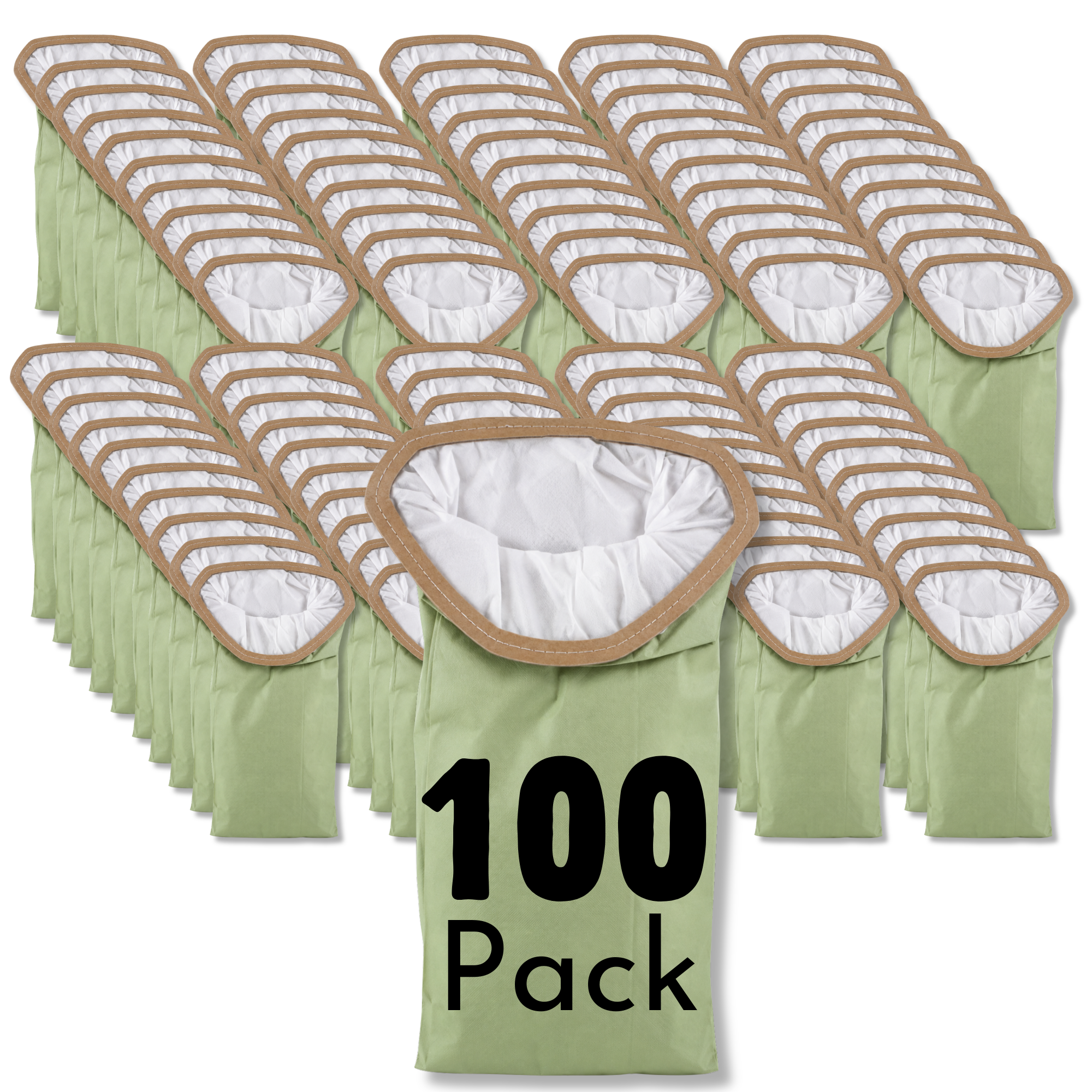 The Better Bundle 100-Pack Filter Bags Compatible with ProTeam 107313 10 Quart - VacBagsUSA