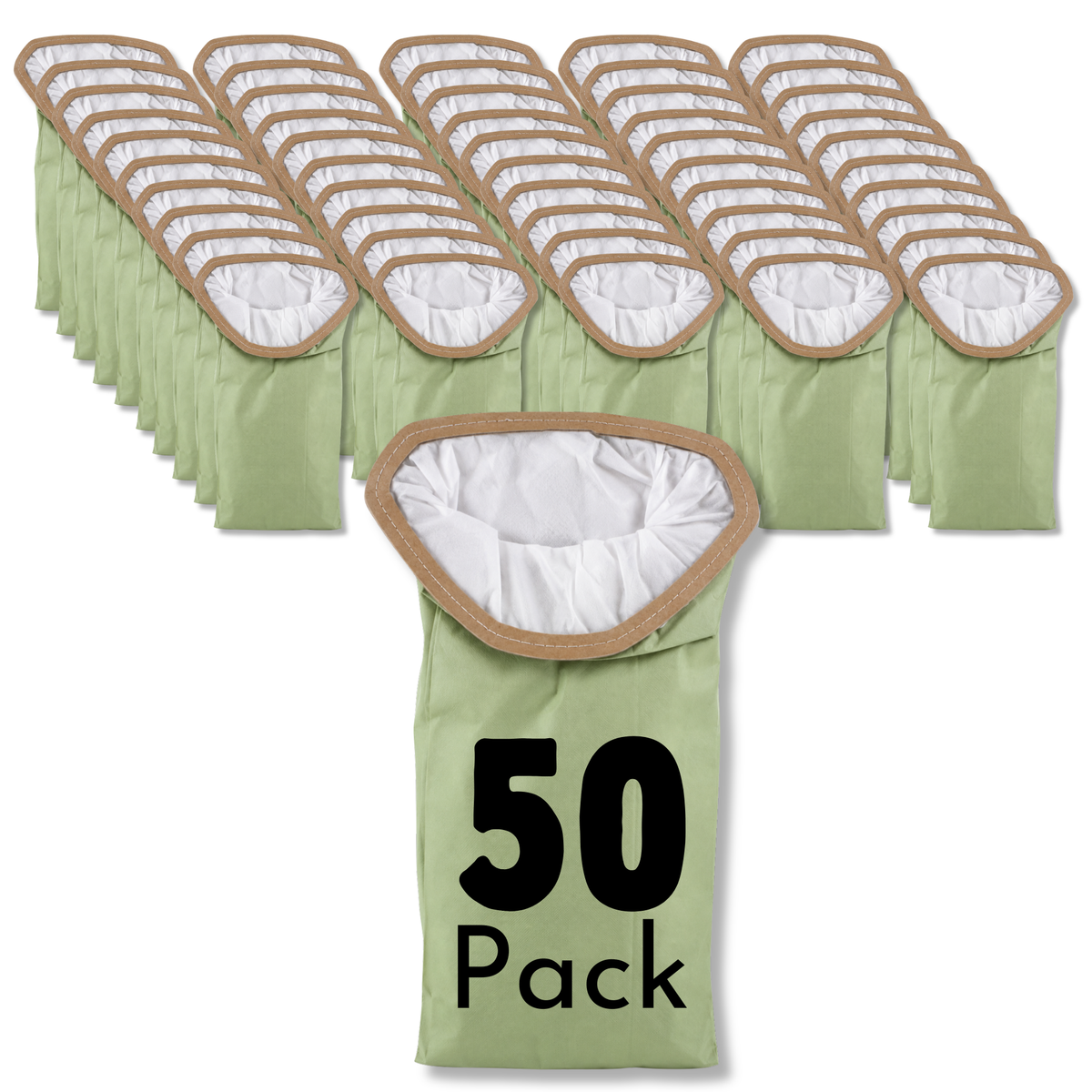 The Better Bundle 50-Pack Filter Bags Compatible with ProTeam 107313 10 Quart - VacBagsUSA