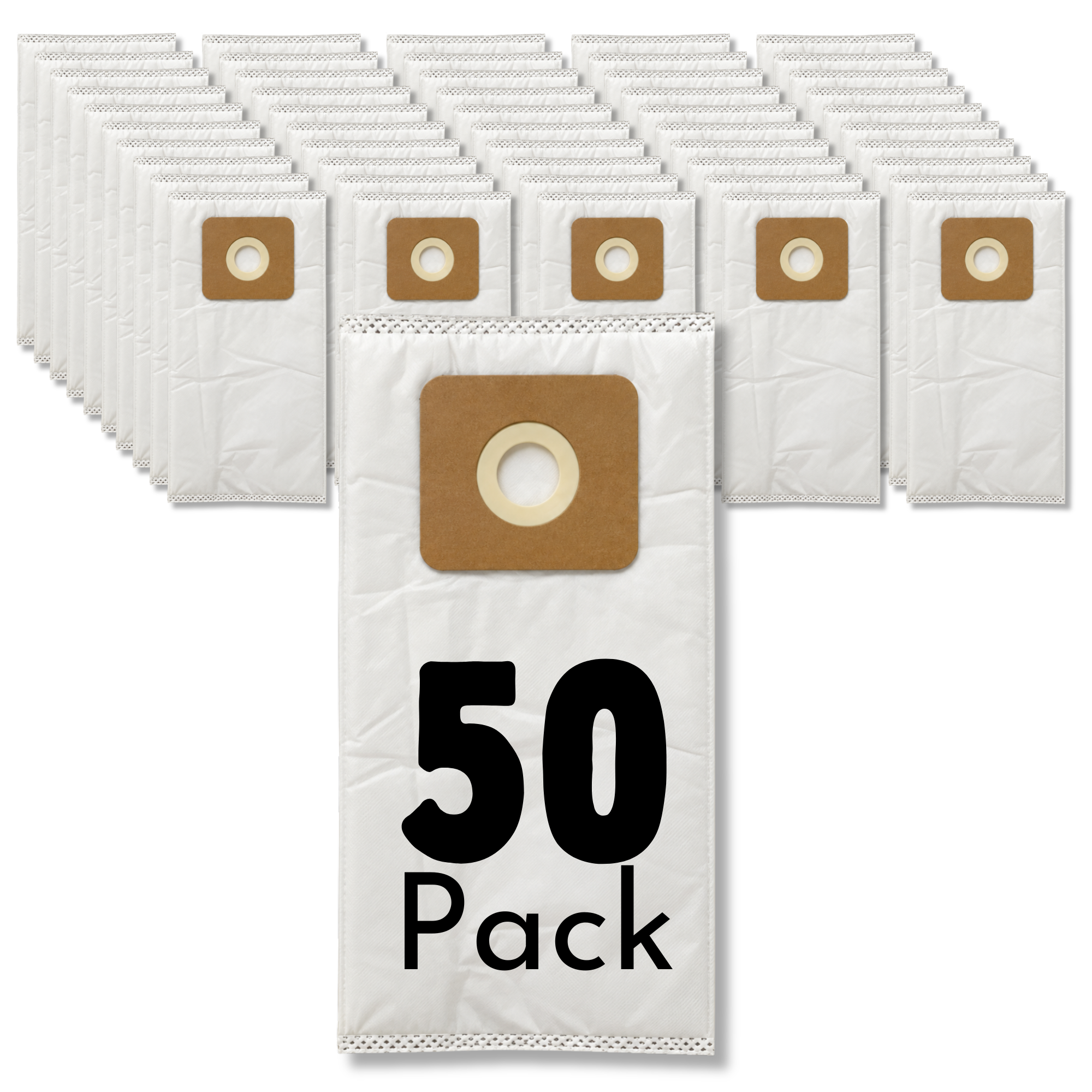 The Better Bundle 50-Pack Replacement Synthetic HEPA Vacuum Cleaner Bags For Riccar Type A, Fits Riccar 2000 Series Simplicity 4000 Series | Replaces RAH-6, SAH-6 - VacBagsUSA