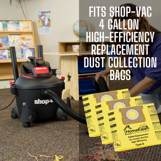 Shop-Vac* 4 Gallon High-Efficiency Replacement Dust Collection Bag