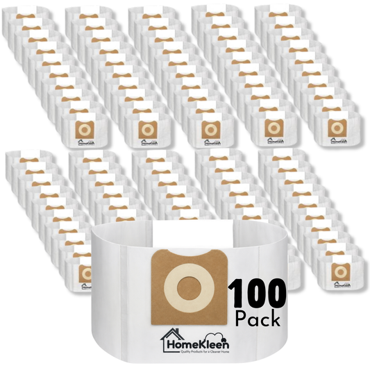 The Better Bundle 100-Pack VF3501 Filter Bags compatible with RIDGID 3-4.5 Gallon - VacBagsUSA
