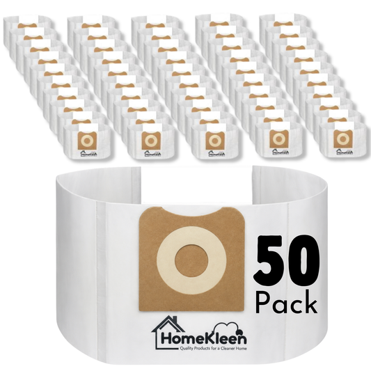 The Better Bundle 50-Pack VF3501 Filter Bags compatible with RIDGID 3-4.5 Gallon - VacBagsUSA