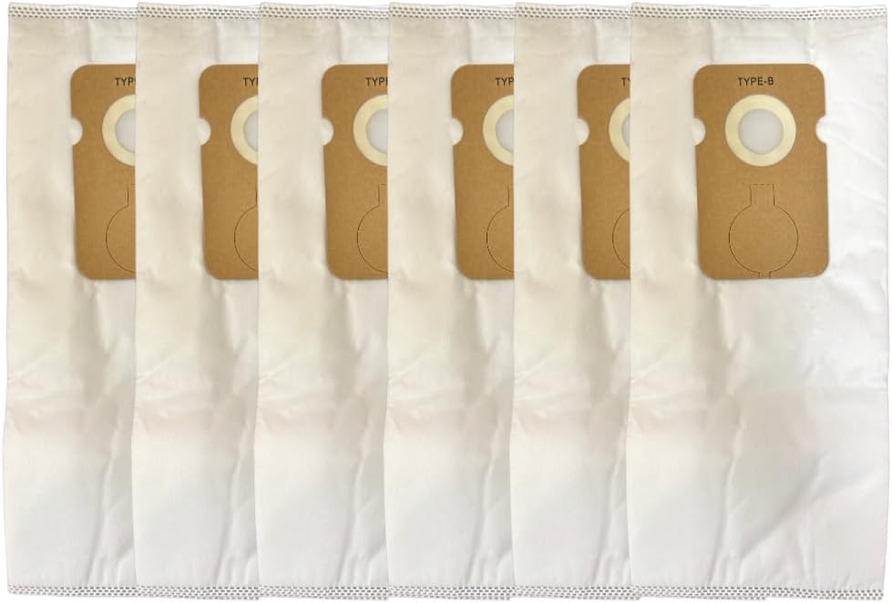 VacBagsUSA Replacement Vacuum Cleaner Bags Type B Allergen 6 Pack