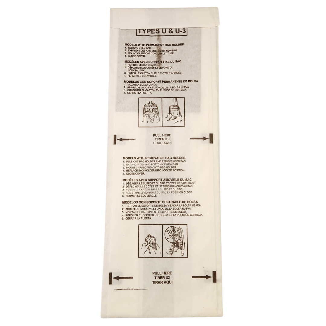 VacBagsUSA®2-Ply Replacement Vacuum Cleaner Bags for Panasonic® Type U/U3 - VacBagsUSA