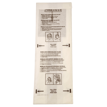 VacBagsUSA®2-Ply Replacement Vacuum Cleaner Bags for Panasonic® Type U/U3 - VacBagsUSA