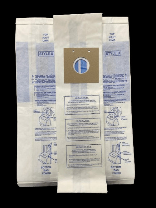 VacBagsUSA® Replacement Paper Vacuum Cleaner Bags For Eureka* Type U - VacBagsUSA