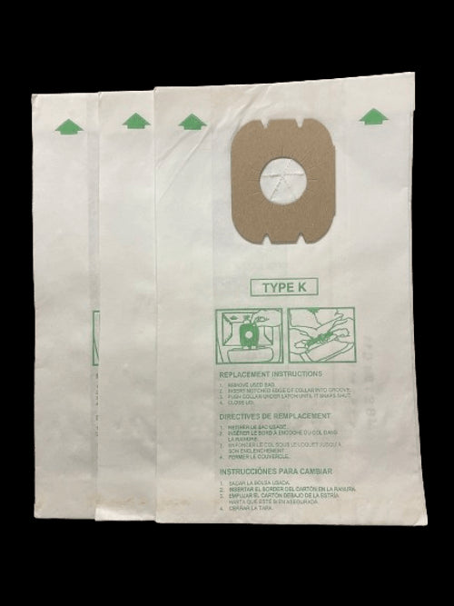 VacBagsUSA® Replacement Paper Vacuum Cleaner Bags For Hoover* Type K - VacBagsUSA