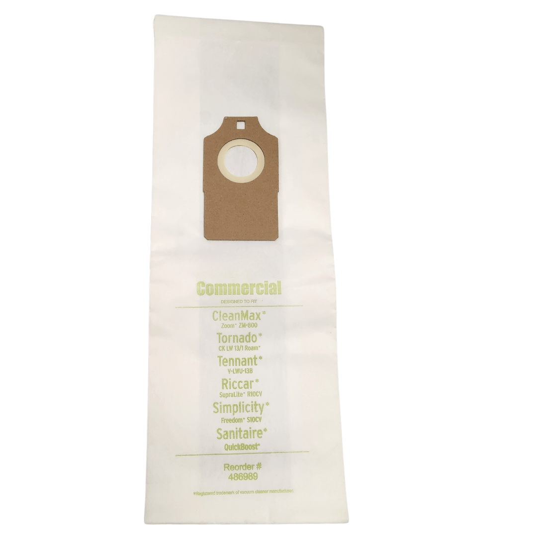 VacBagsUSA®2-Ply Replacement Vacuum Cleaner Bags for CleanMax® Zoom 800 Series & Riccar® R10 - VacBagsUSA
