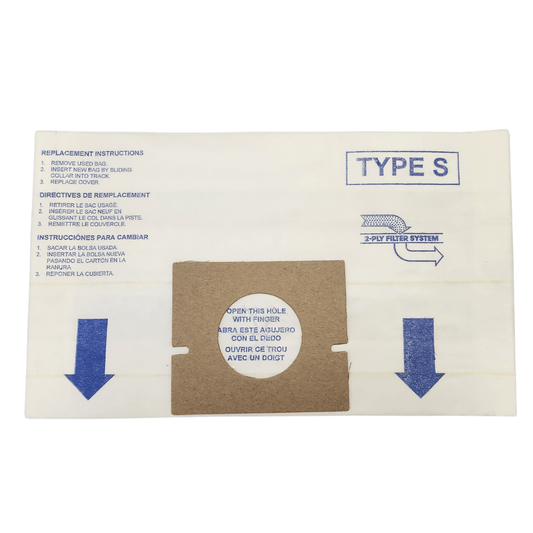 VacBagsUSA®2-Ply Replacement Vacuum Cleaner Bags for Hoover® Type S - VacBagsUSA