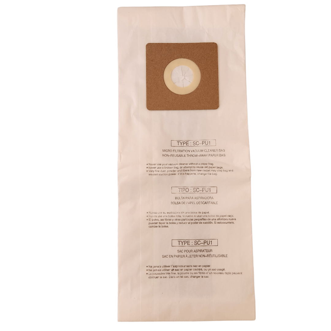 VacBagsUSA®2-Ply Replacement Vacuum Cleaner Bags for Sanyo® Type PU-1 - VacBagsUSA