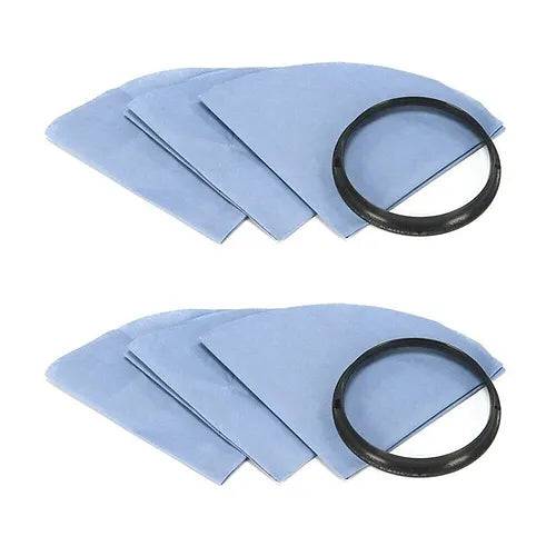 VacBagsUSA® Replacement Reusable Dry Filter Disc - 6 Disc + 2 Ring for Shop-Vac* 5+ Gallon - VacBagsUSA